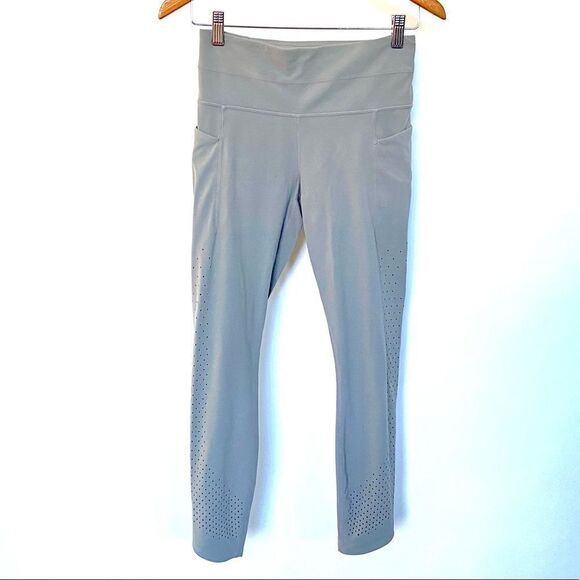 Athleta Pants - ATHLETA Grey Leggings Ankle Length, Size S